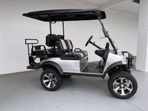 Silver Evolution Forester Lithium Electric Golf Cart 02